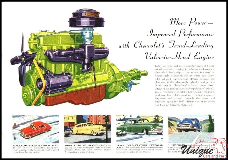 1950 Chevrolet Brochure Page 9